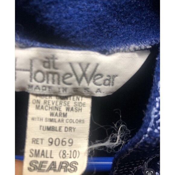 VINTAGE Sears WOMEN'S Navy Bleu House DRESS, Size Small - Picture 14 of 14